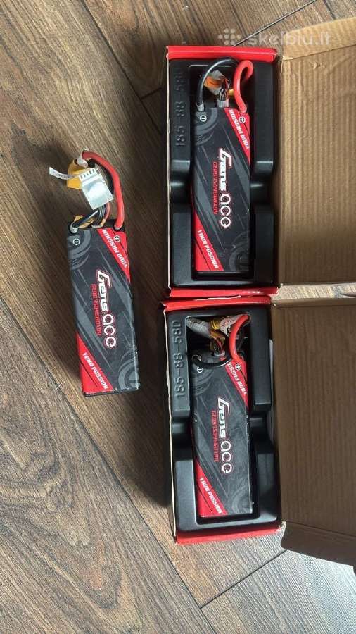 Mazai naudotos gens ace Lipo 6750mah 4S 60c bateri - nuotraukos Nr. 7