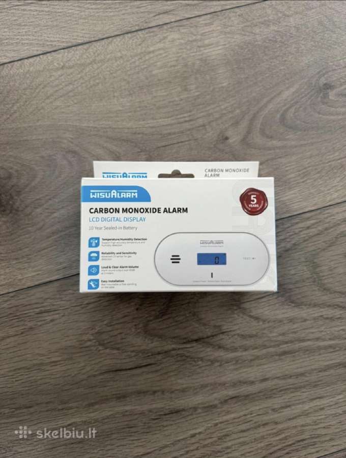 Wisualarm Anglies monoksido detektorius