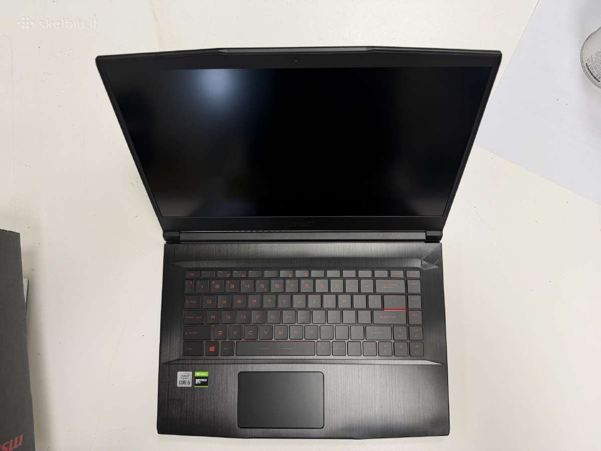 Msi Gf63 Thin 10sc 15.6" i5 8gb 256gb SSD 300eur - nuotraukos Nr. 2