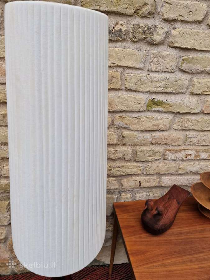 Vintažinis mid century tikmedžio toršeras - nuotraukos Nr. 15