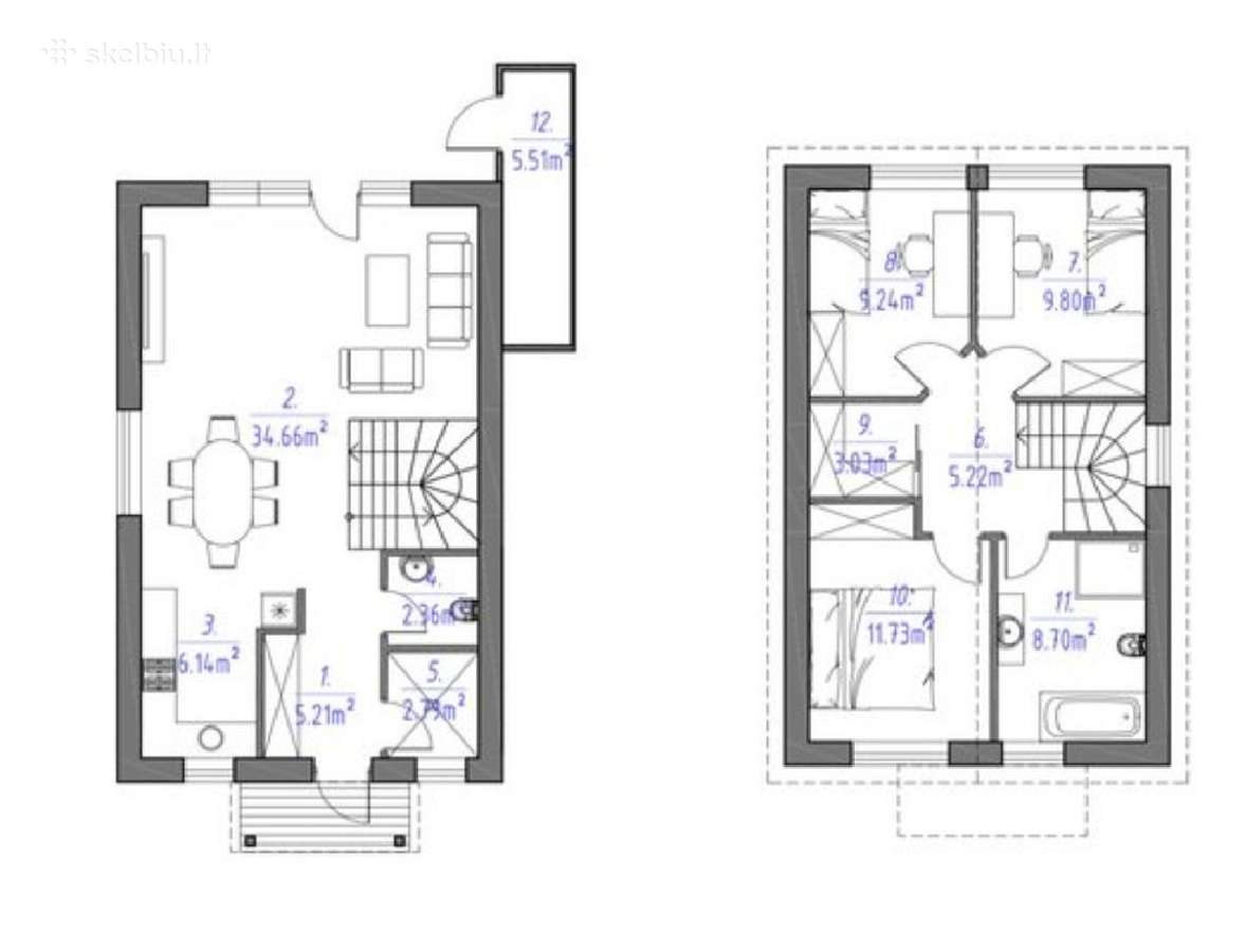 Tiesiai iš vystytojo namas Slengiuose 98m2 - nuotraukos Nr. 8