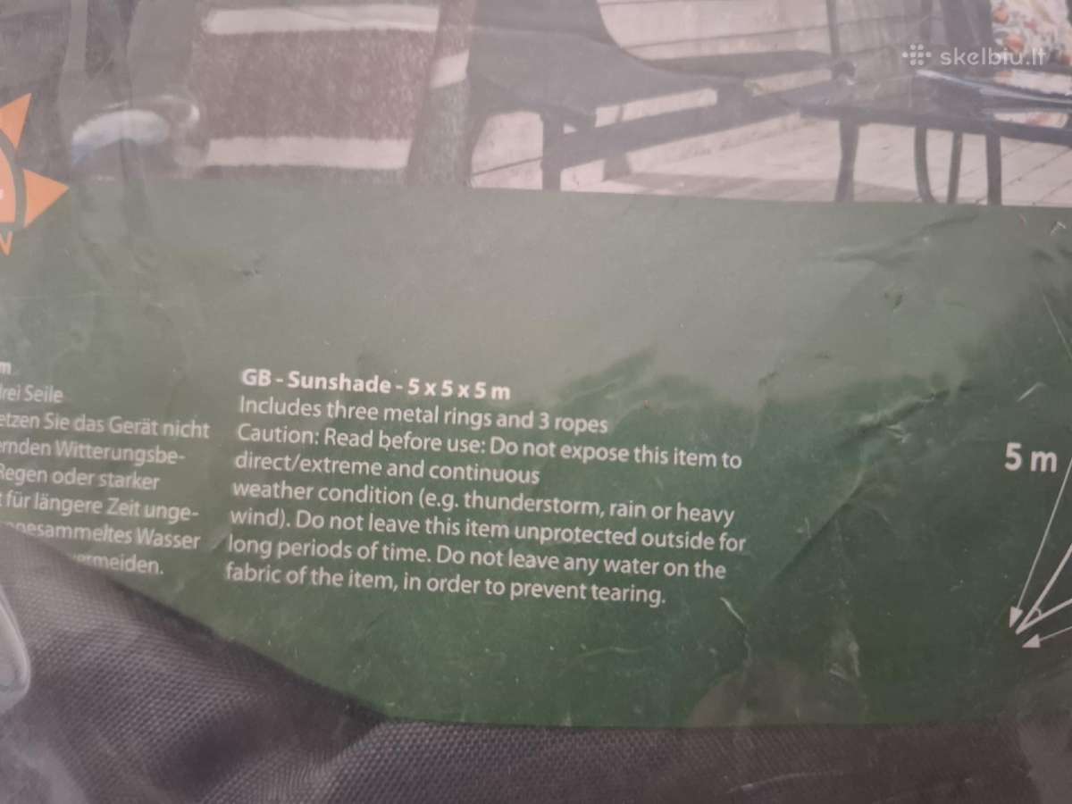Uždangalas nuo saulės - nuotraukos Nr. 2