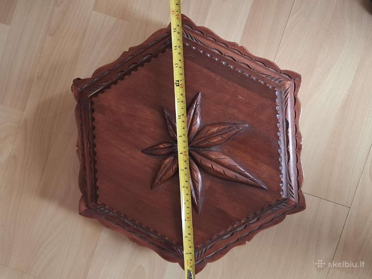 Medinė dėžutė papuošalams - nuotraukos Nr. 7