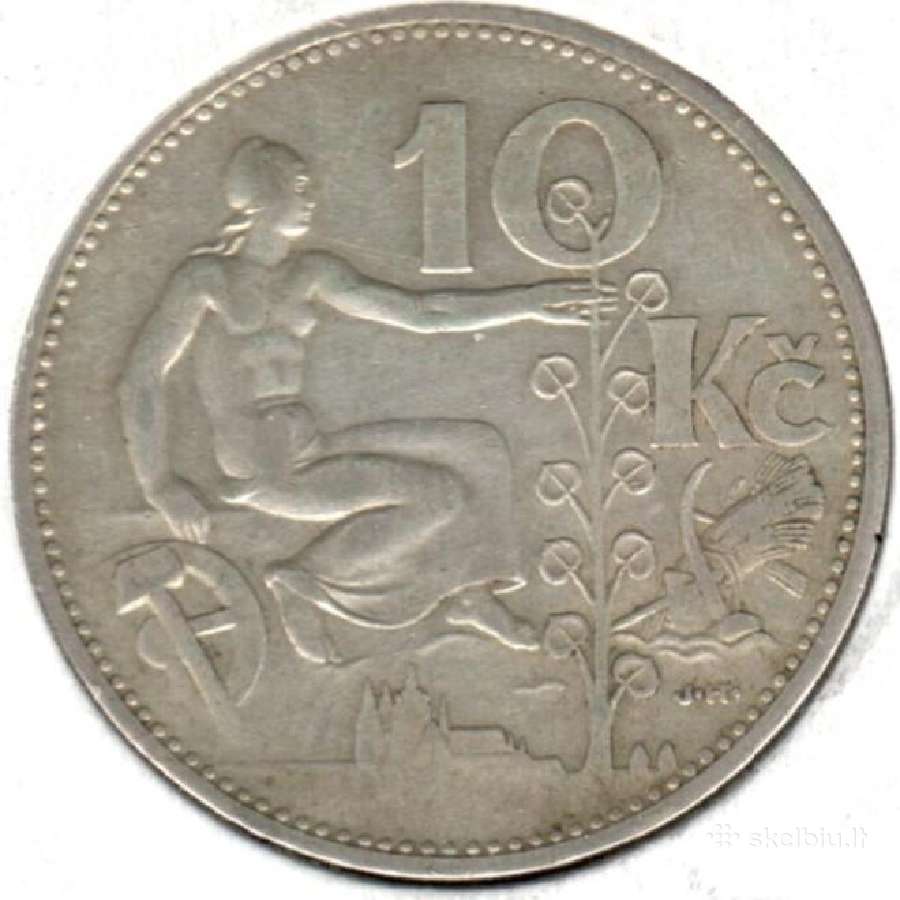 Cekoslovakija 10 korun 1930 km15