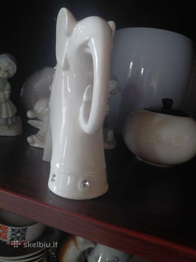 Baltas porceleninis drambliukas - nuotraukos Nr. 2
