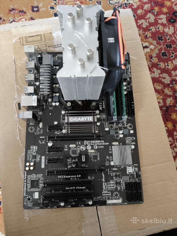 Amd Fx-8320 komplektas MB, 16gb RAM, aušintuvas