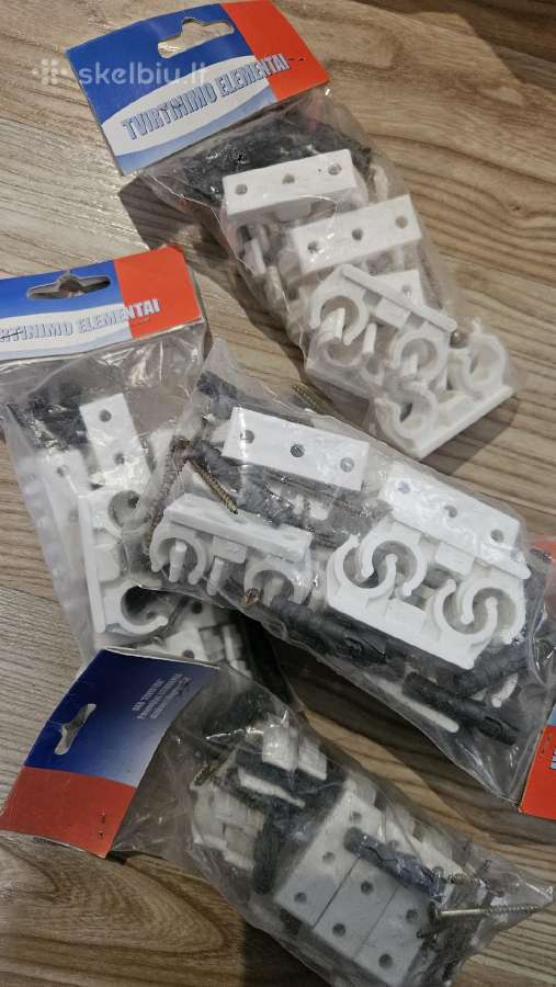 Plastikiniai vamzdžių laikikliai - nuotraukos Nr. 3