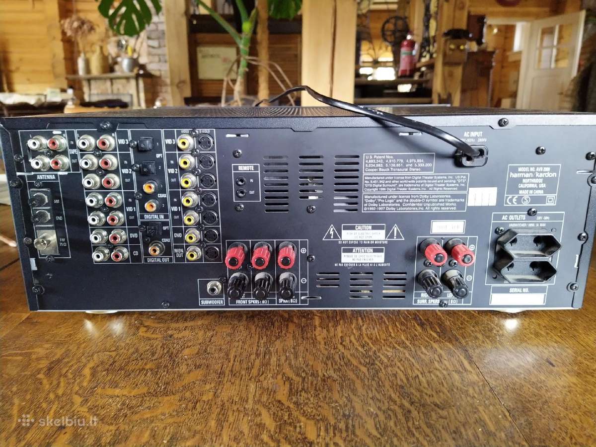 Harman Kardon Avr2000 – veikia stereo, su pultu - nuotraukos Nr. 4
