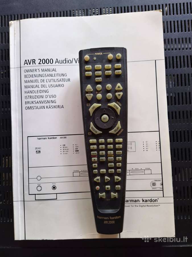 Harman Kardon Avr2000 – veikia stereo, su pultu - nuotraukos Nr. 6