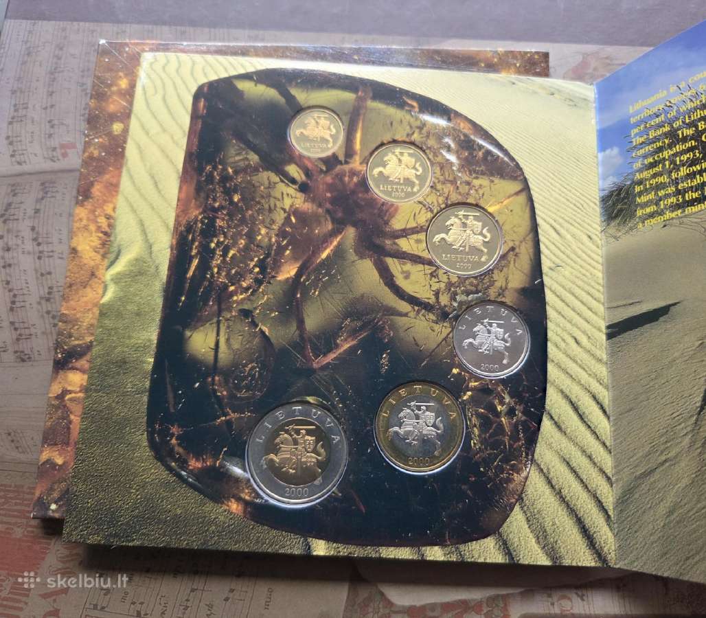 Lietuvos banko rinkinys 2000 litai - nuotraukos Nr. 4