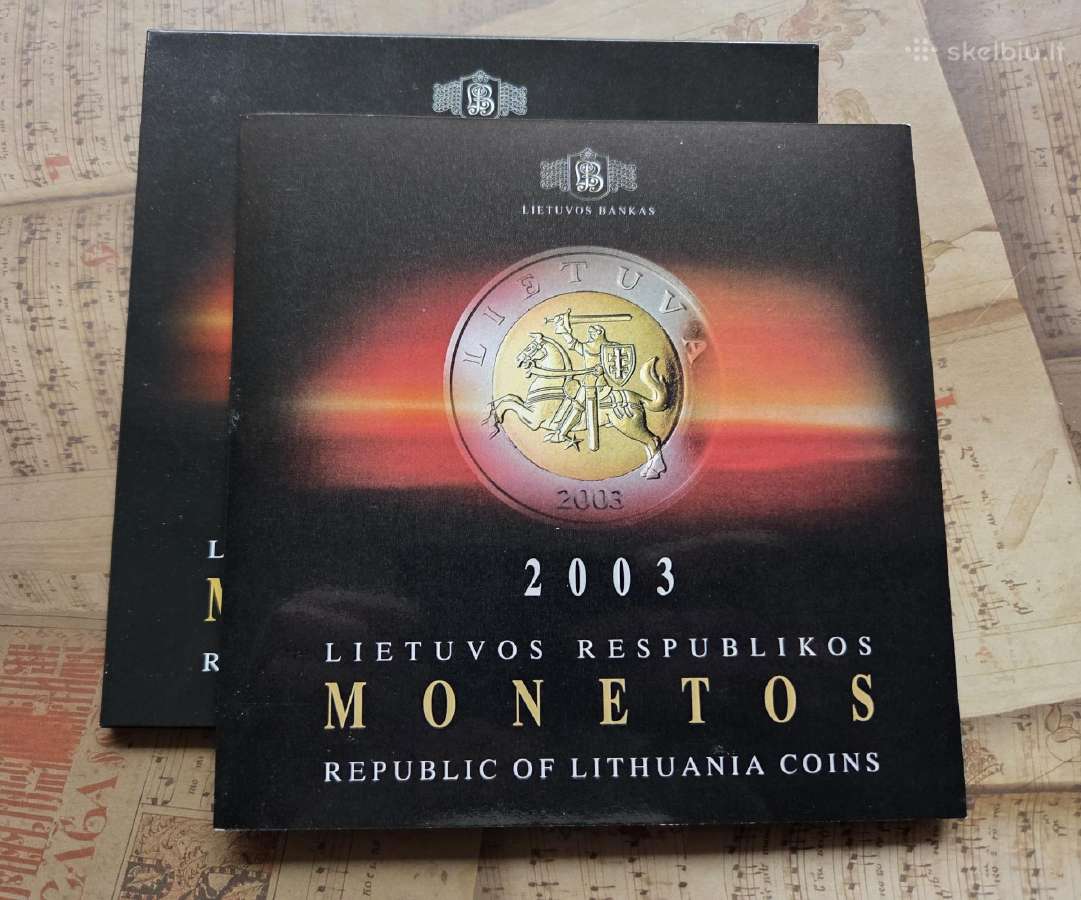 Lietuvos banko rinkinys 2003 litai - nuotraukos Nr. 2