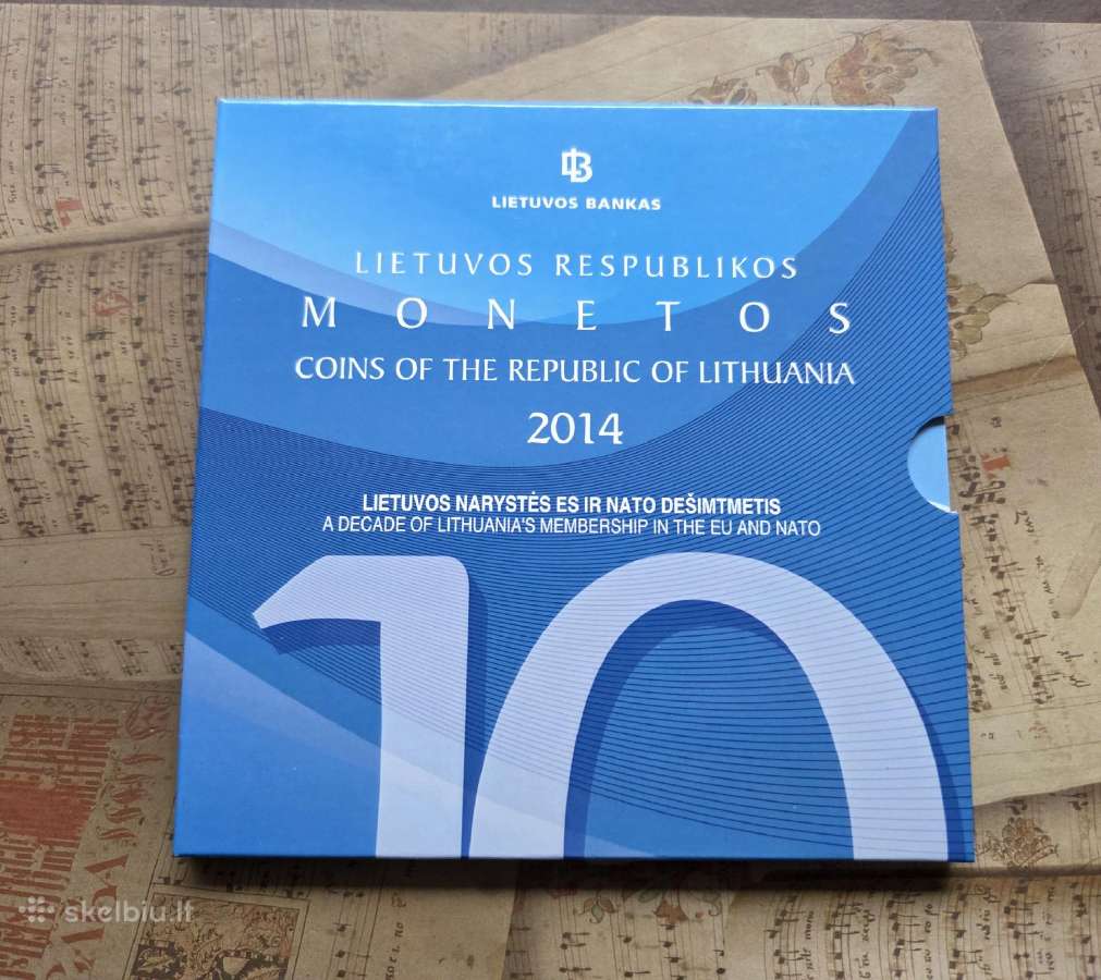 Lietuvos banko rinkinys 2014 litai - Nato