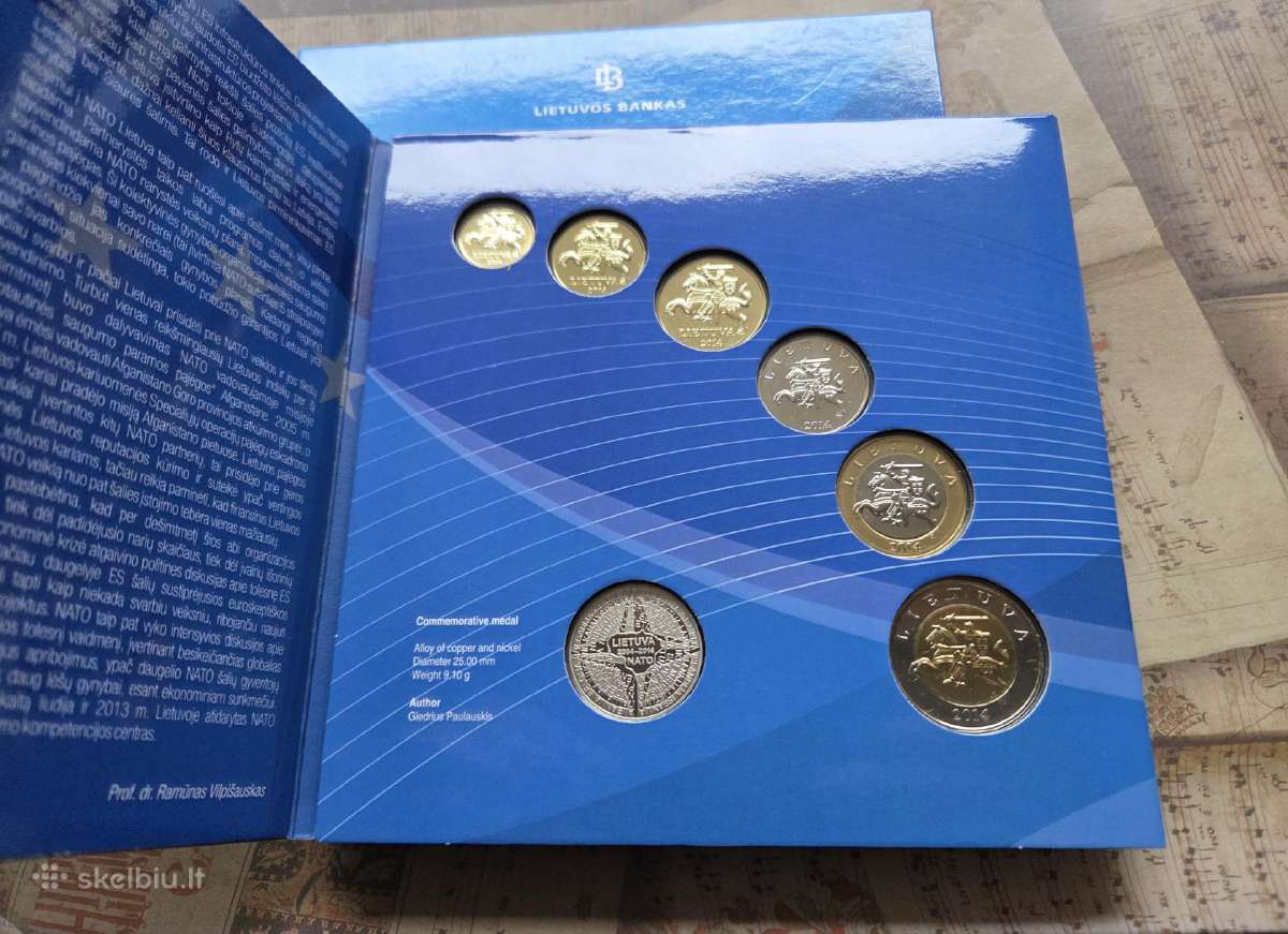 Lietuvos banko rinkinys 2014 litai - Nato - nuotraukos Nr. 3