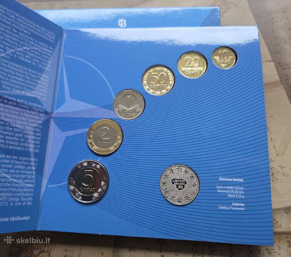 Lietuvos banko rinkinys 2014 litai - Nato - nuotraukos Nr. 4