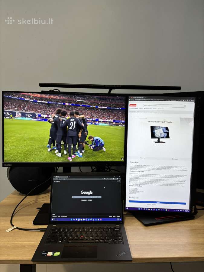 Lenovo Thinkvision 2k su Docking Station (daug vnt - nuotraukos Nr. 2