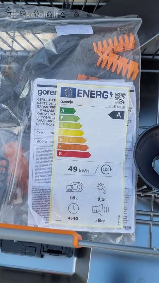 Nauja Gorenje Gu673a65x + Garantija - nuotraukos Nr. 16