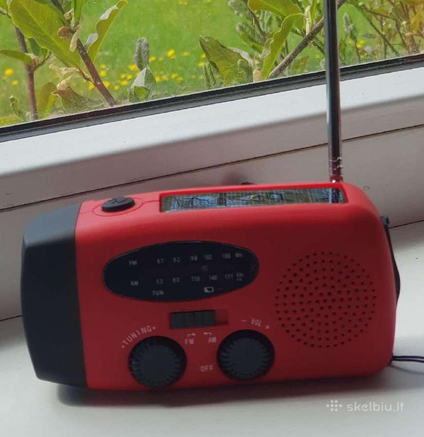 Pati pasikraunanti radija, žibintuvėlis, dinamo - nuotraukos Nr. 4