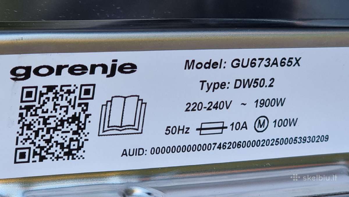 Nauja Gorenje Gu673a65x + Garantija - nuotraukos Nr. 9