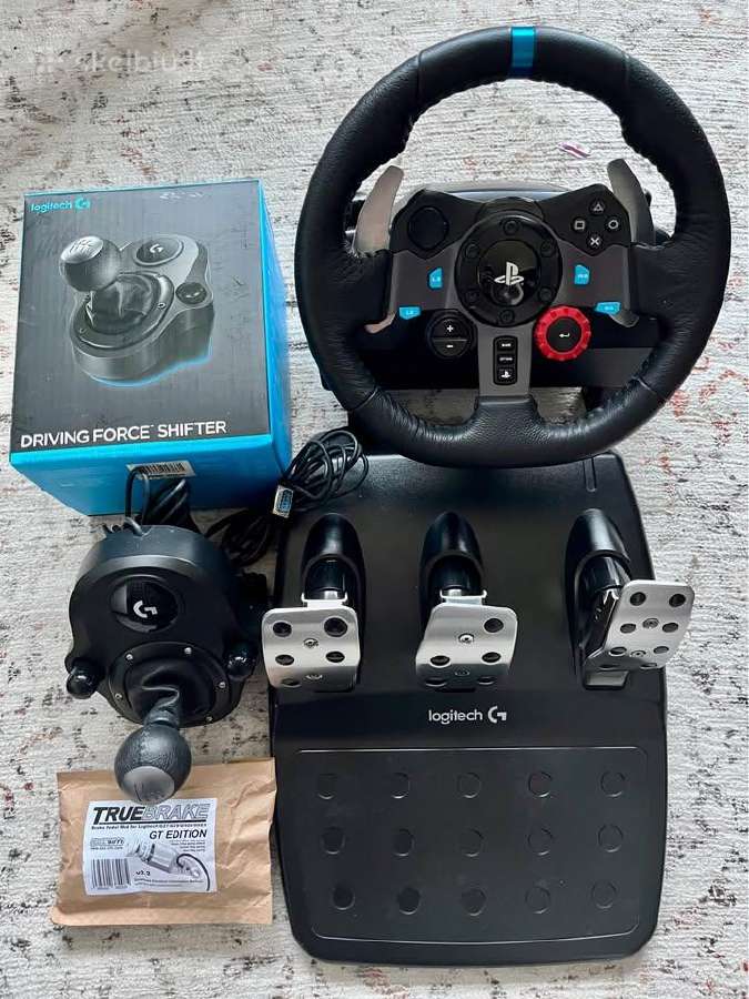 Logitech G29+shifter+truebrake V2.2 + Paddle Mod