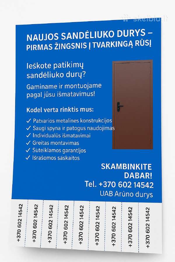 Rūsio durys- gamyba - nuotraukos Nr. 16