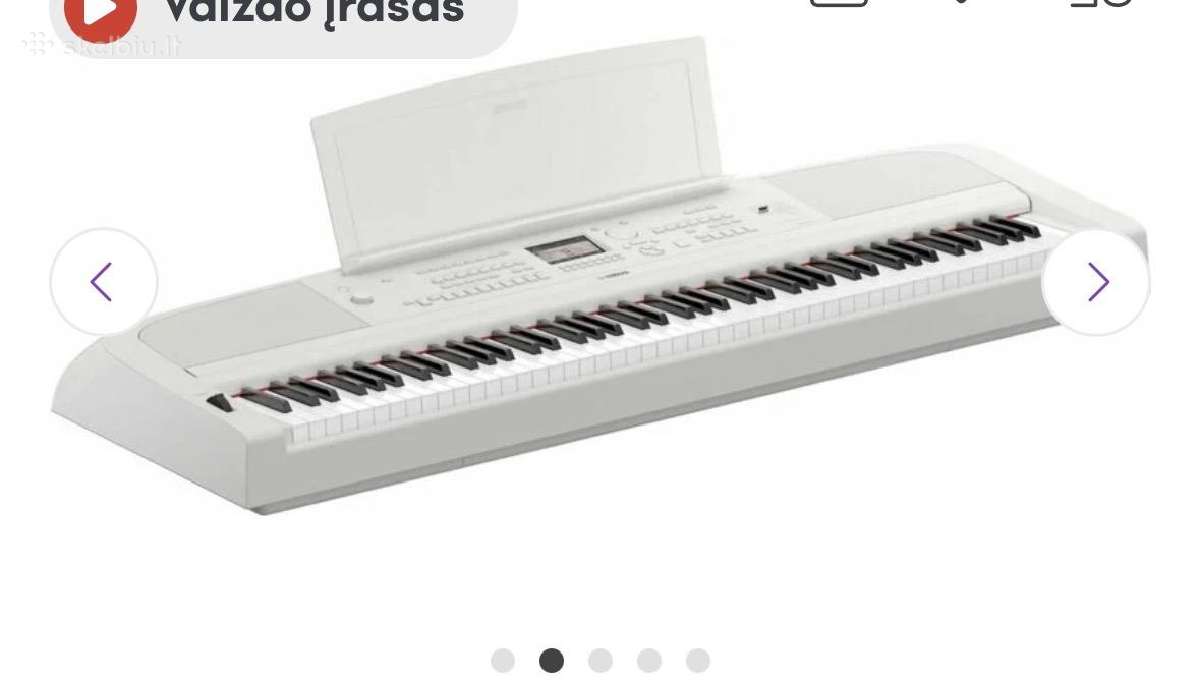 Labai graži Yamaha Dgx 670 Skaitmeninis white
