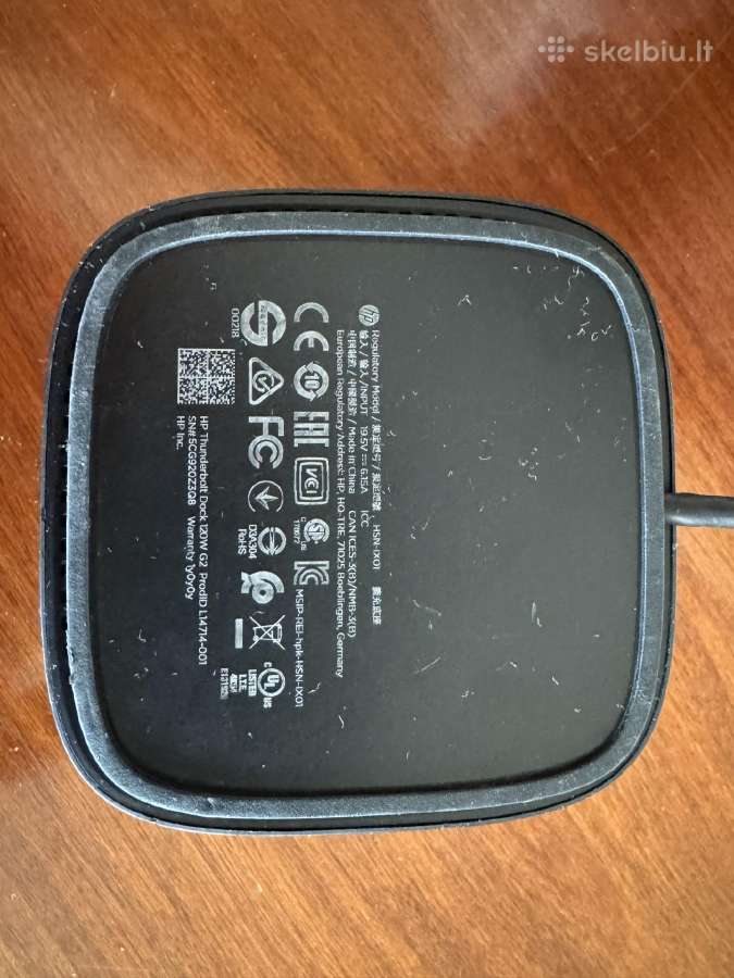 Hp Thunderbolt Dock 120w G2 remontui - nuotraukos Nr. 3