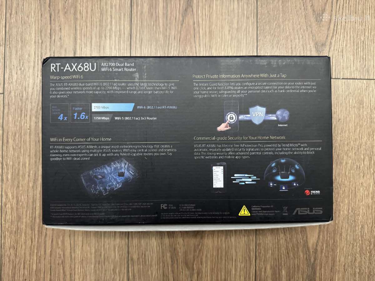 Asus Rt-ax68u - nuotraukos Nr. 2