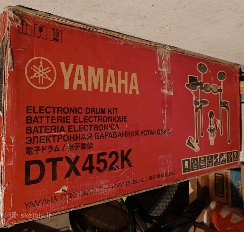 Būgnai Elektriniai Yamaha Dtx 452 K - nuotraukos Nr. 8