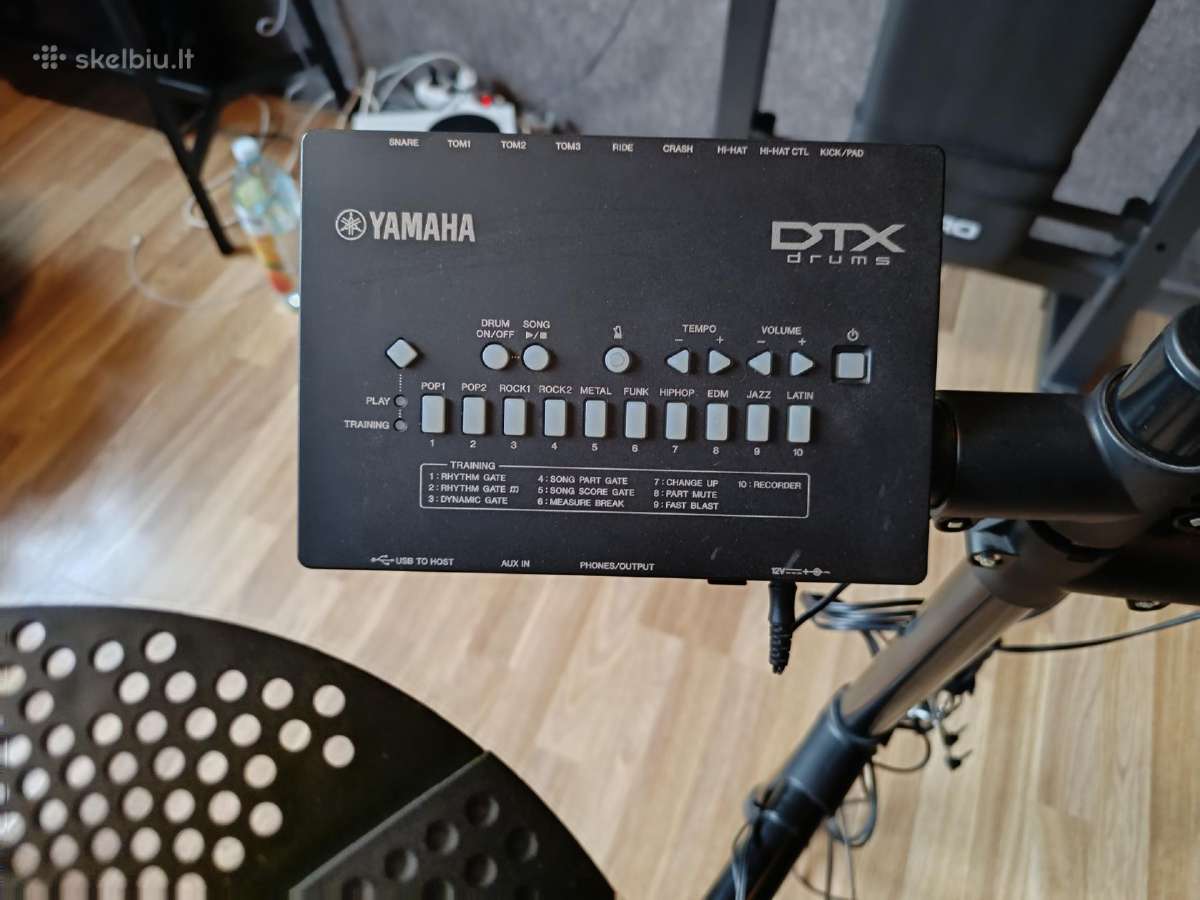 Būgnai Elektriniai Yamaha Dtx 452 K - nuotraukos Nr. 3
