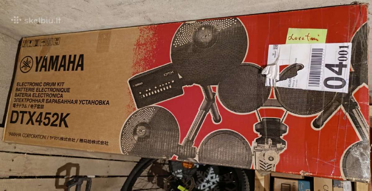 Būgnai Elektriniai Yamaha Dtx 452 K - nuotraukos Nr. 10
