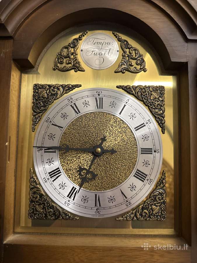 Senovinis pastatomas laikrodis Tempus Fugit - nuotraukos Nr. 7