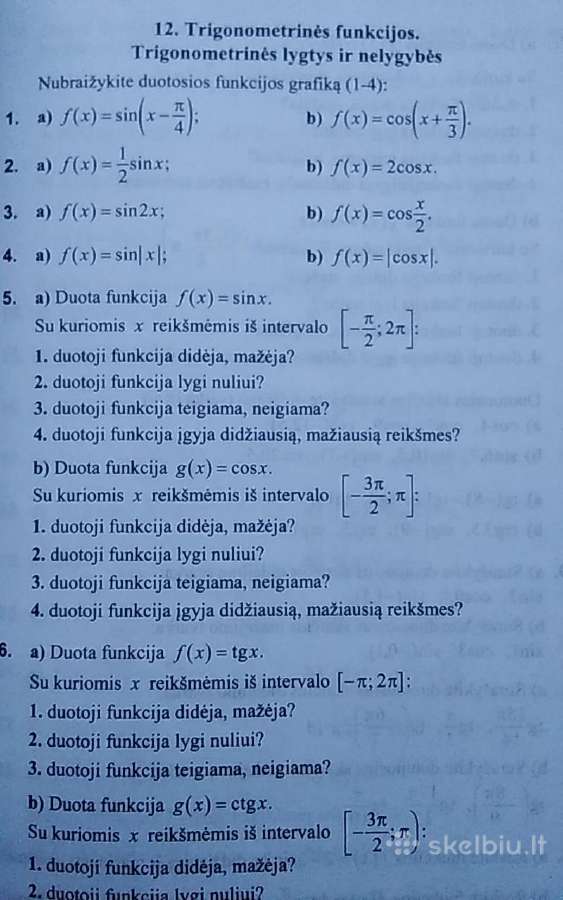 Matematikos kurso teminio kartojimo užduotys - nuotraukos Nr. 7