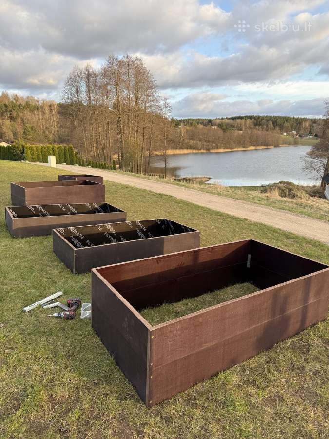 Premium Jūrinės Faneros Pakeltos Lysvės ir vazonai - nuotraukos Nr. 20