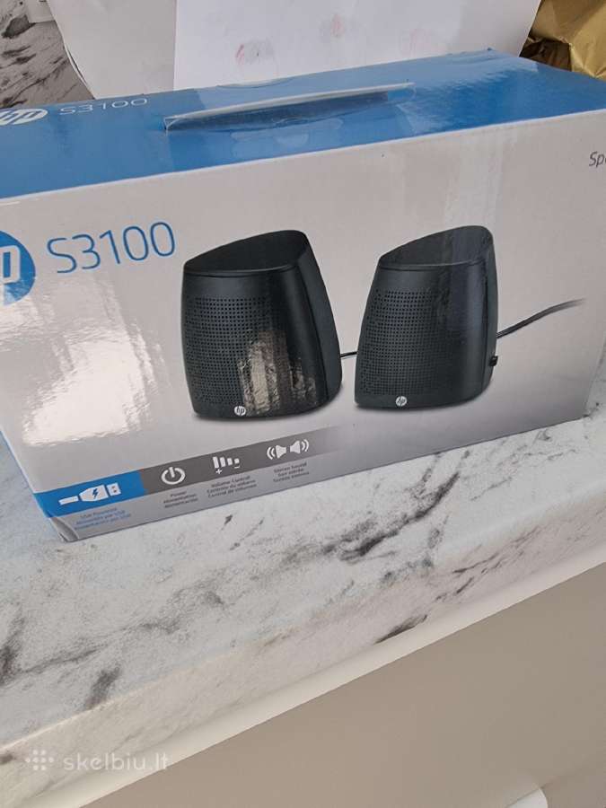 Hp s3100 garsiakalbiai, kolonėlė