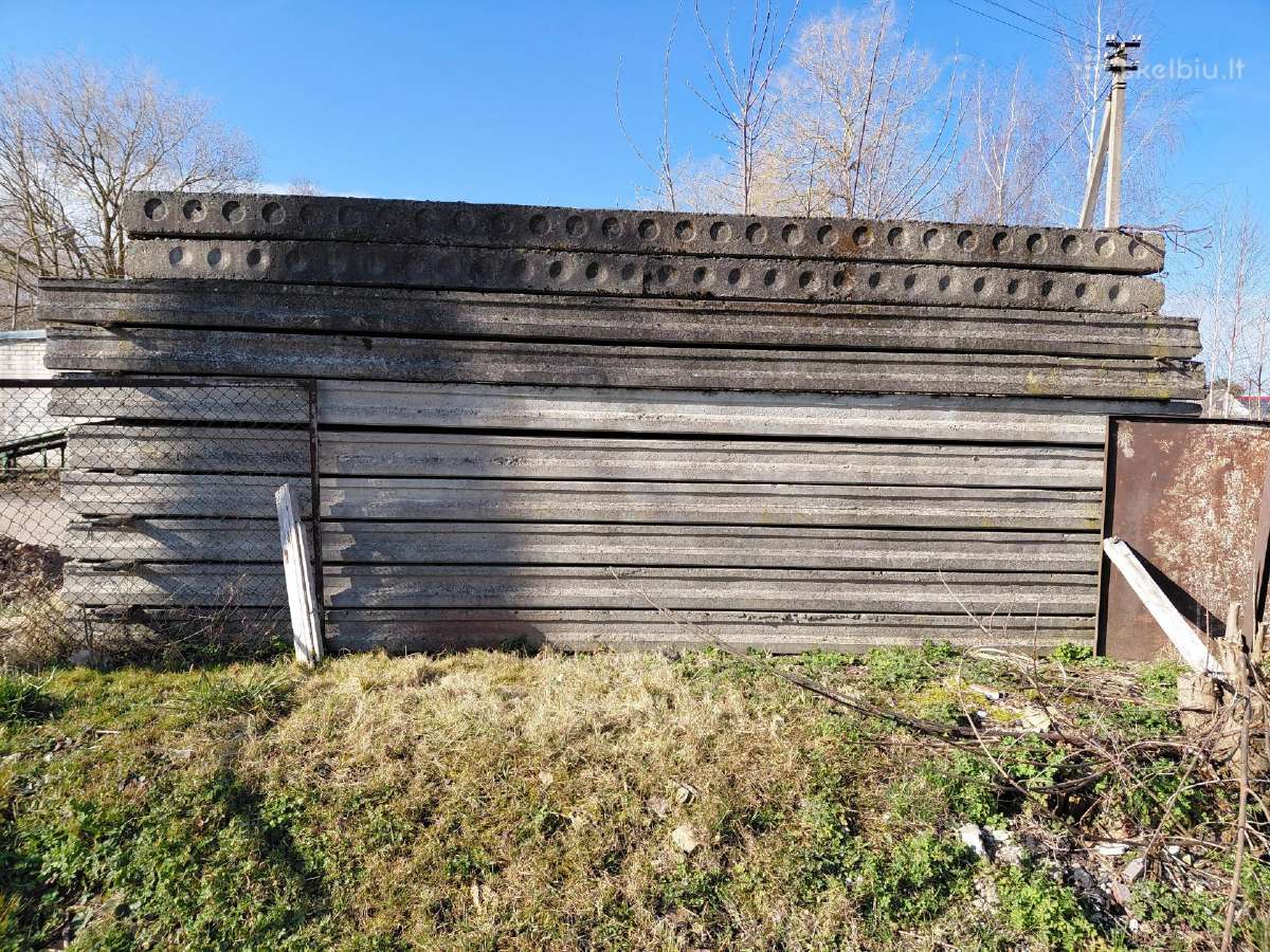 Perdengimo plokštės ir pamatiniai blokai