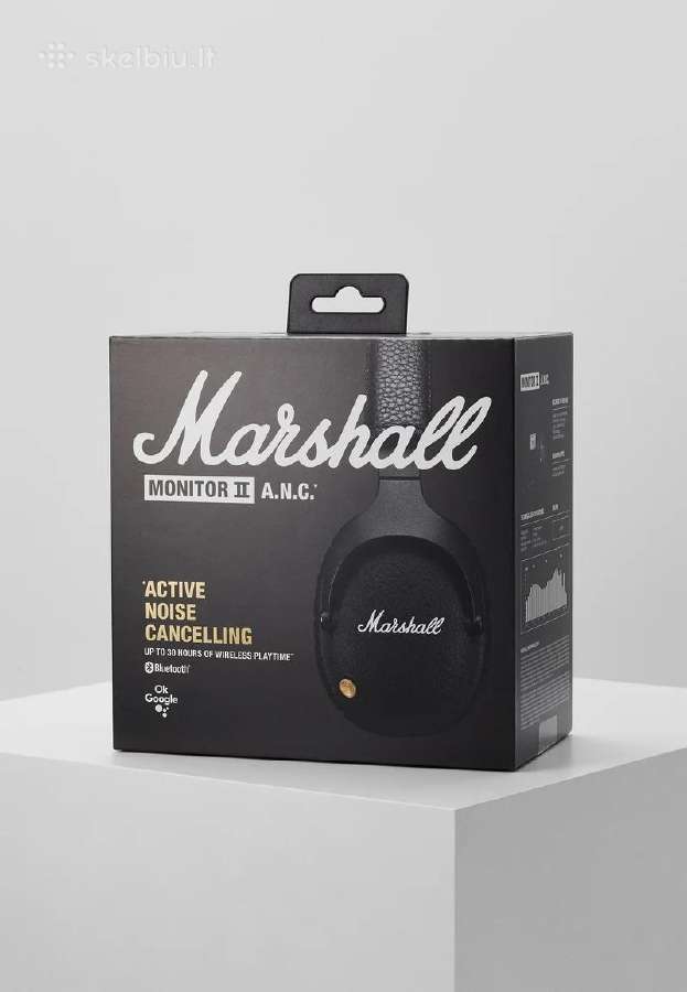 Naujos Marshall Monitor II Bluetooth Anc