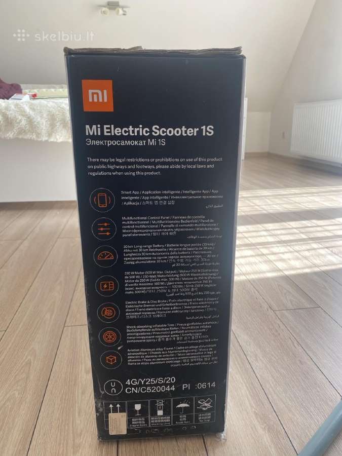 Elektrinis paspirtukas Xiaomi Mi S1 - nuotraukos Nr. 2