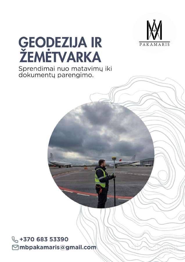 Kadastriniai matavimai, sklypų ribų žymėjimas