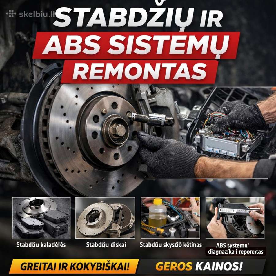 Stabdžių Ir Abs Remontas