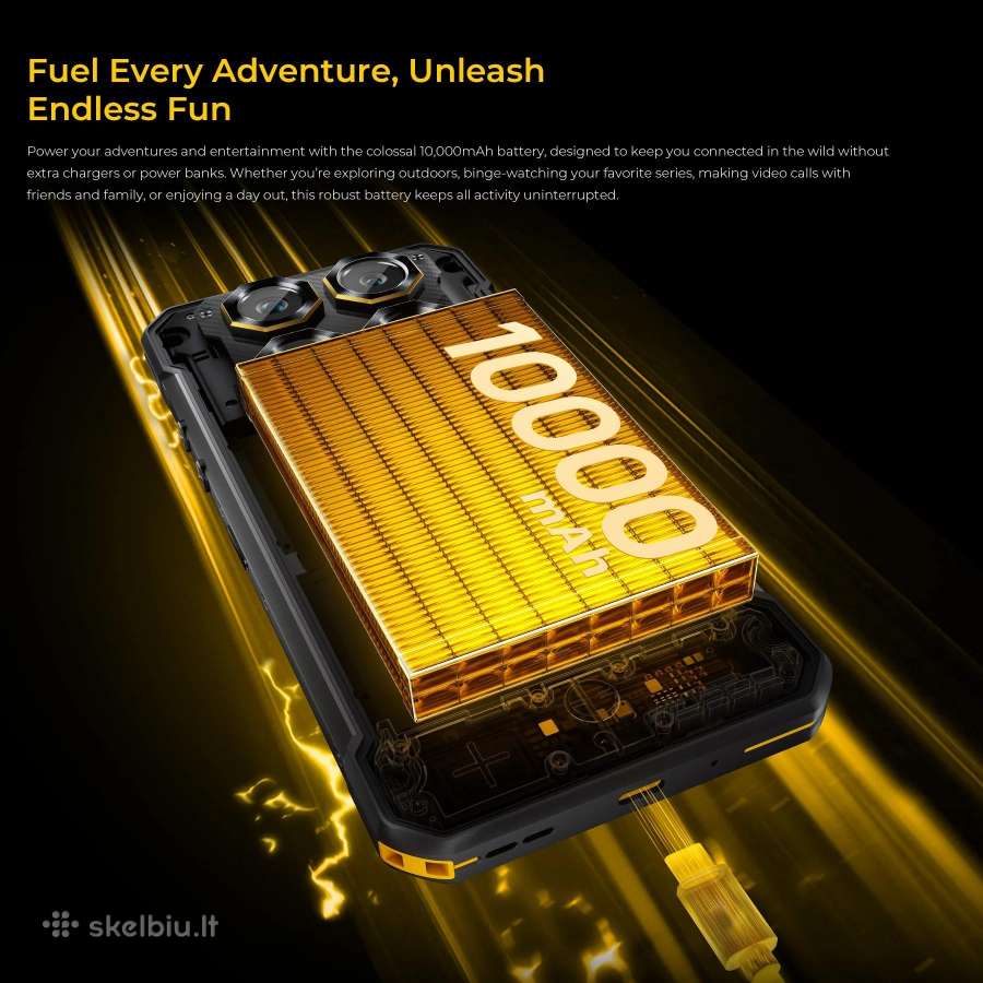 Oukitel Wp60 – 5G, 10000 mah, 108 Mp, Eu, Nauji - nuotraukos Nr. 11
