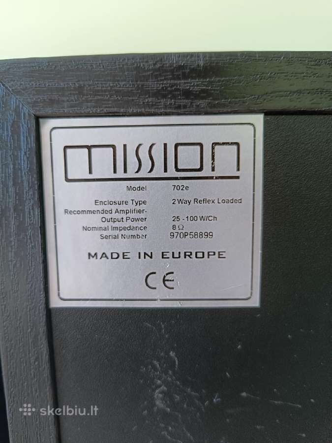 Kolonėlės Mission 702e - nuotraukos Nr. 3