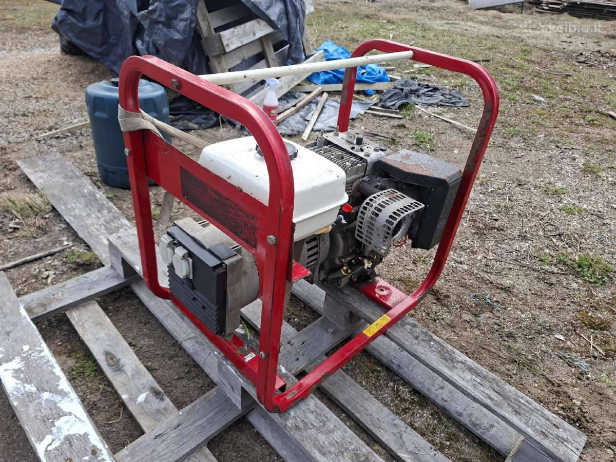 Vokiškas benzininis generatorius 3kw - nuotraukos Nr. 3