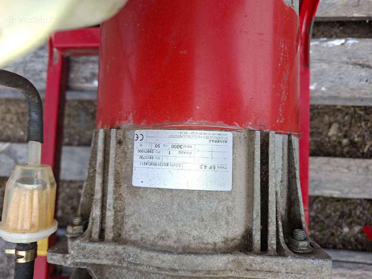 Vokiškas benzininis generatorius 3kw - nuotraukos Nr. 4