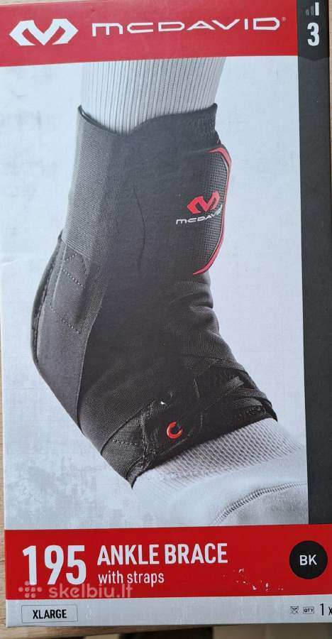 Čurnos įtvaras Mcdavid 195 XL dydis