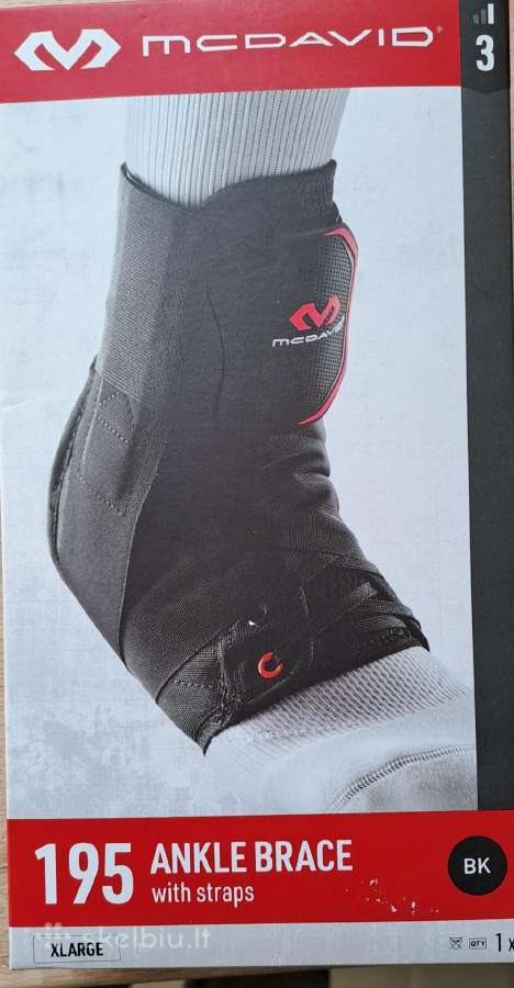 Čiurnos įtvaras Mcdavid 195 XL dydis
