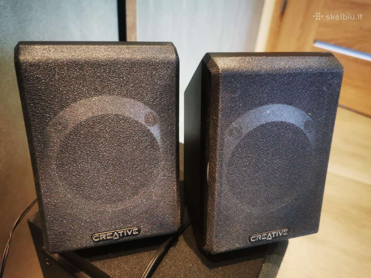 "Creative" firmos kolonėlės prie kompiuterio - nuotraukos Nr. 3