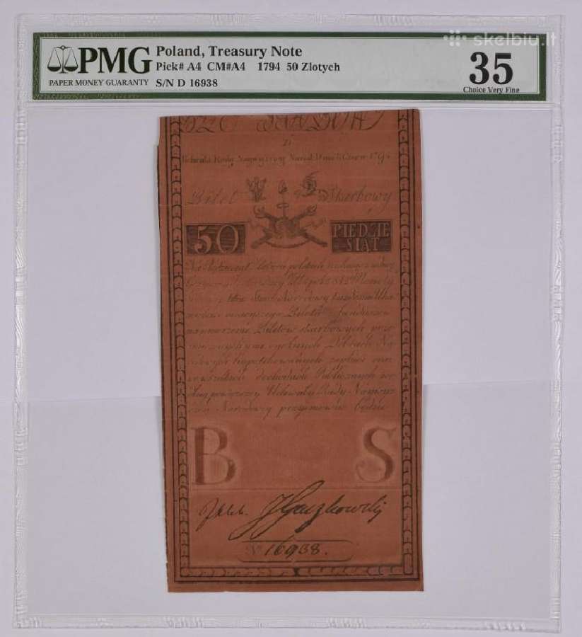 Pirmieji Lietuvos-lenkijos 1794 sukilimo pinigai - nuotraukos Nr. 2
