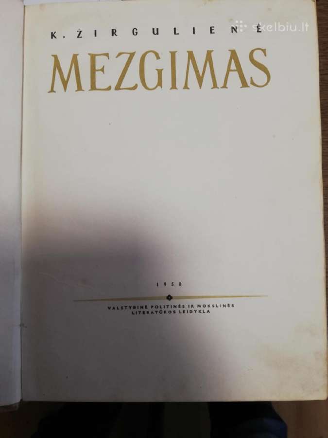 Mezgimas 1958m - nuotraukos Nr. 2