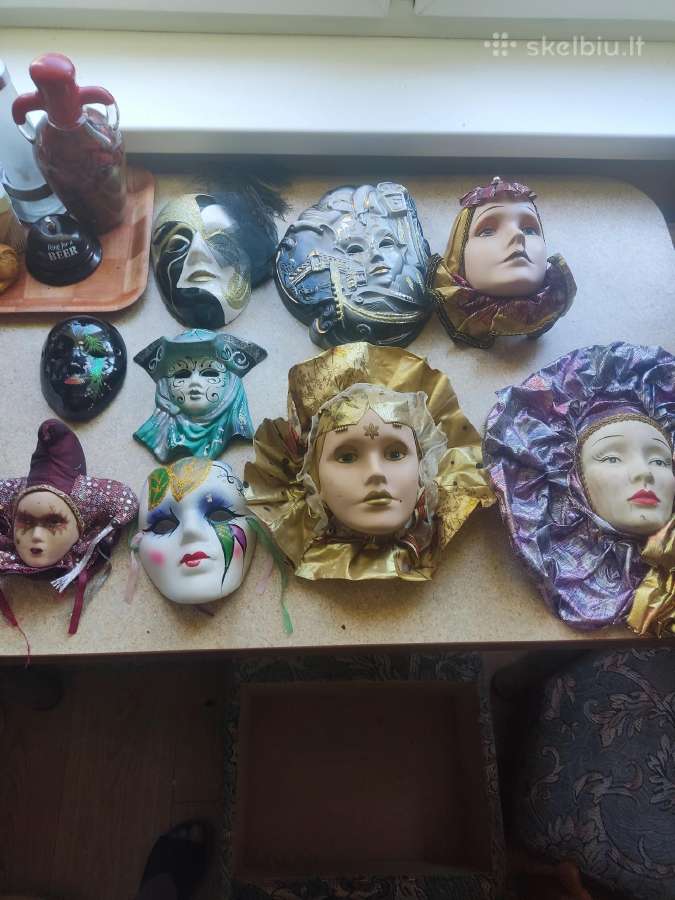 Venecijos kaukės interjerui