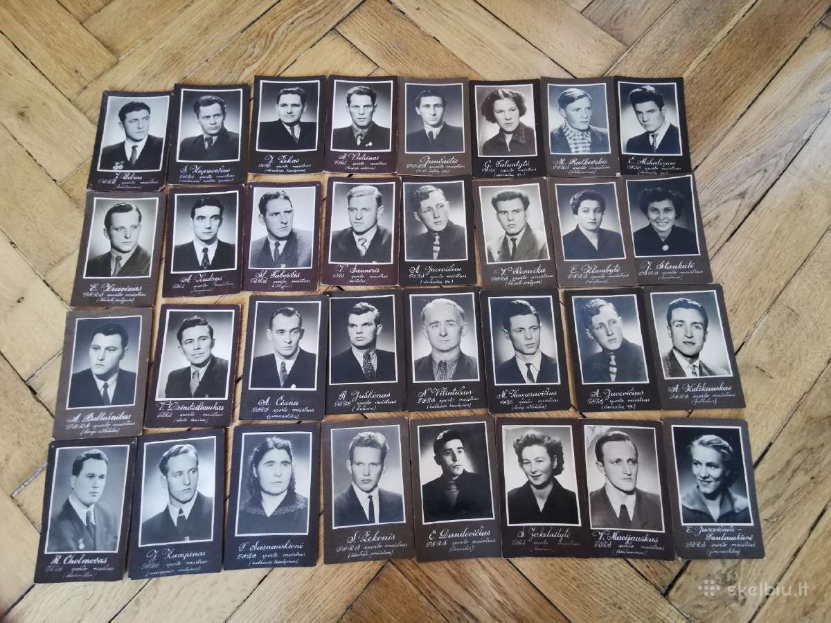 Senos Lietuvos sportininkų nuotraukos